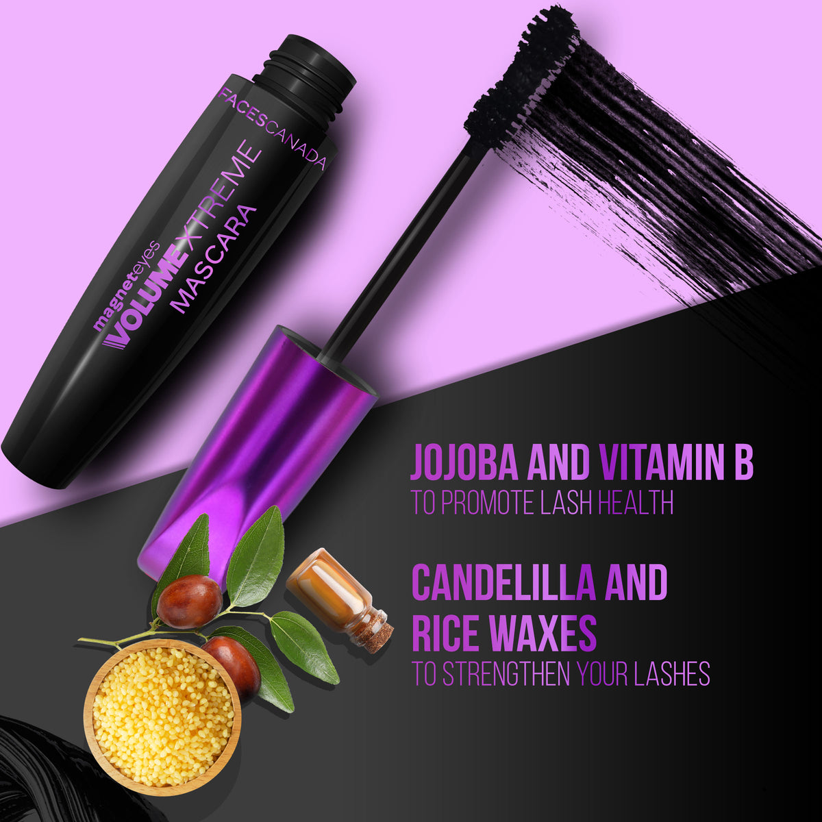 Faces Canada Magneteyes Volume Xtreme Mascara – Black, 8 gm - image 4