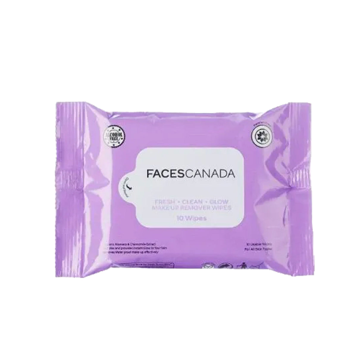 Faces Canada makeup fixer 50 ml & makeup remover wipes (10N) combo - image 3