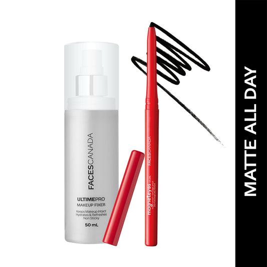Faces Canada Matte All Day Combo – Magneteyes Kajal - Faces Canada