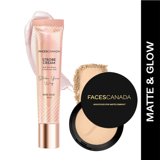 Faces Canada Matte & Glow Combo – Strobe Cream - Faces Canada