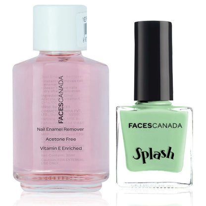 Faces Canada Nail Combo – Nail Enamel Remover + Splash (Linty) - Faces Canada