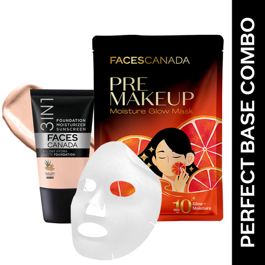 Faces Canada Perfect Base Combo – Hydra Matte Foundation Mini - Faces Canada