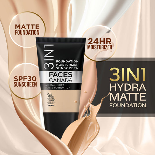 Faces Canada Perfect Base Combo – Hydra Matte Foundation Mini - image 2