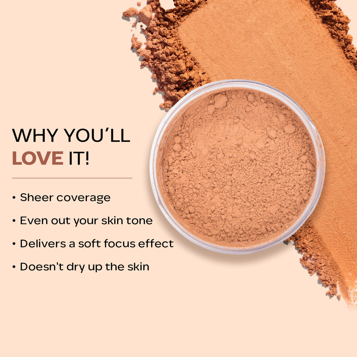 Faces Canada Setting and Finishing Loose Powder, 10 gm – Sheer Coverage & Naturally Radiant Finish - image 2