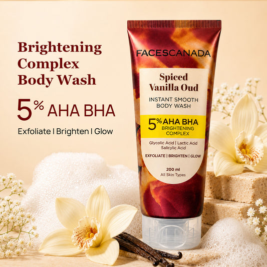 Faces Canada Spiced Vanilla Oud Body Wash for Women (200 ml) – Spiced Vanilla & Smoky Oud Scented Shower Gel - image 2