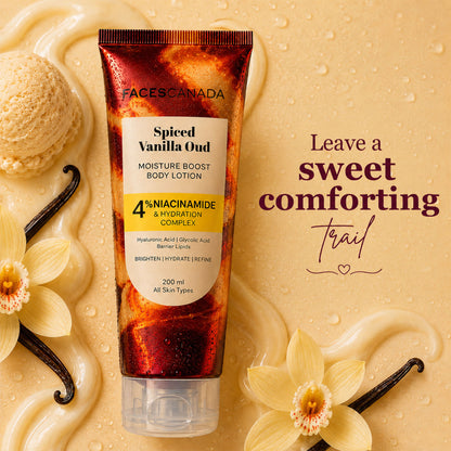 Faces Canada Spiced Vanilla Oud Moisture Boost Body Lotion for Women (200 ml) – Bold Oriental Fragrance - image 4