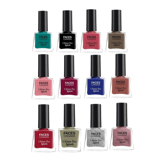 Faces Canada Splash Nail Enamel 12 in 1 Combo (8 ml x 12) - Faces Canada
