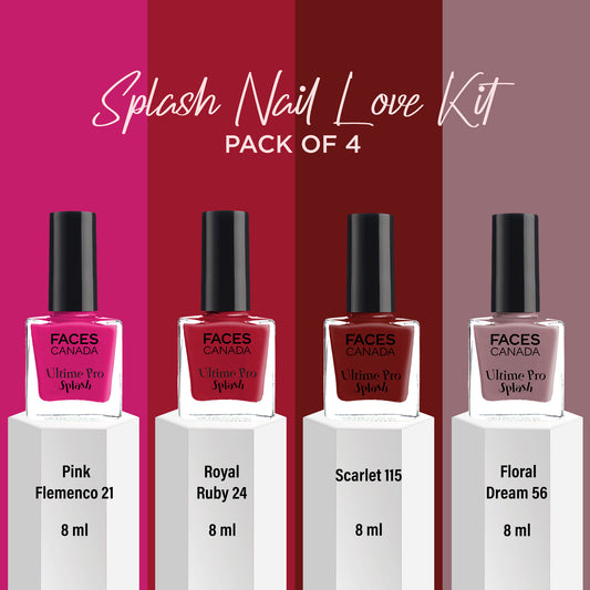 Faces Canada Splash Nail Love Kit – Pack of 4 Nail Polish - image 2