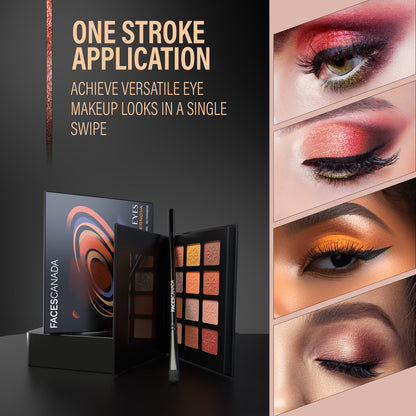 Faces Canada Starry Eyes Eye Shadow Palette – Supernova 01, 16 gm - image 4
