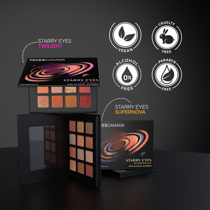 Faces Canada Starry Eyes Eye Shadow Palette – Supernova 01, 16 gm - image 5