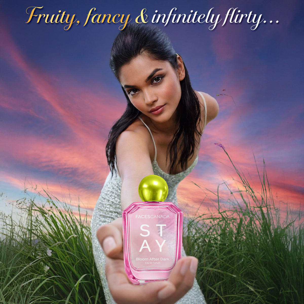 Faces Canada STAY Bloom After Dark Eau de Parfum for Women, 50 ml – Long-Lasting Fruity Floral Perfume with Blackcurrant & Jasmine - image 3