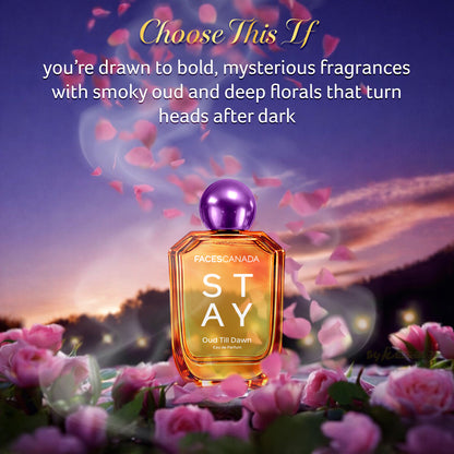 Faces Canada STAY Oud Till Dawn Eau de Parfum for Women, 50 ml – Long-Lasting Perfume with Oud, Rose & Amber - image 4