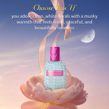 Faces Canada STAY White Moon Light Eau de Parfum Mini for Women, 20 ml – Long-Lasting Fresh Floral Perfume with Litchi, Peach & Jasmine - image 4