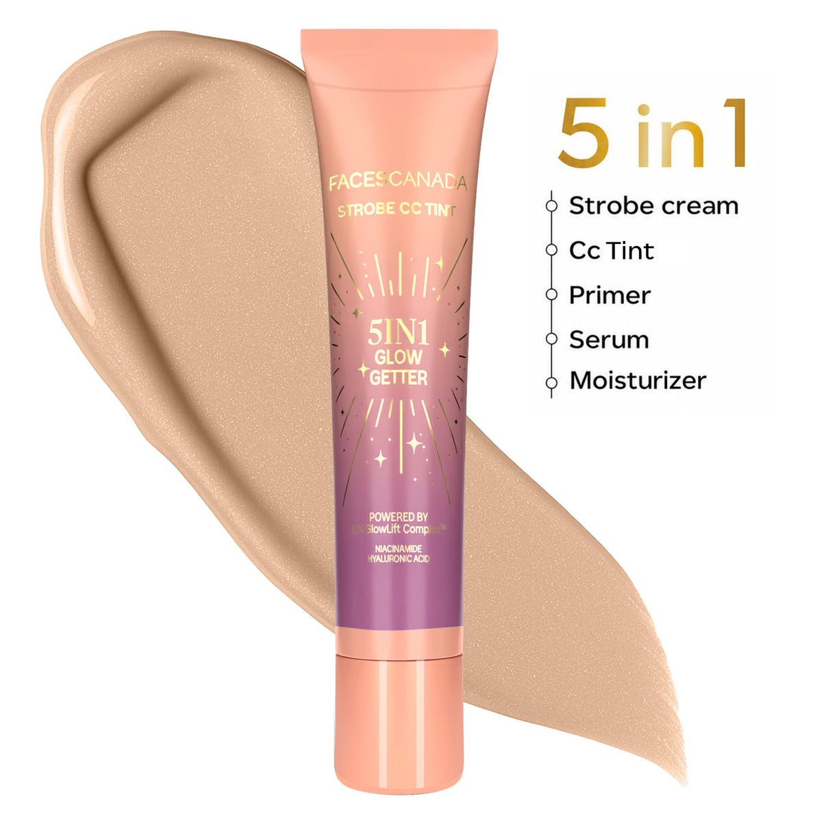 Faces Canada Strobe CC Tint Mini – Paradise Vibes 01, 18 ml - Faces Canada