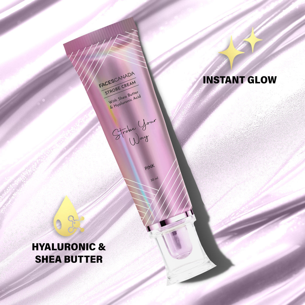 Faces Canada Strobe Cream – Pink, 30 ml - Faces Canada
