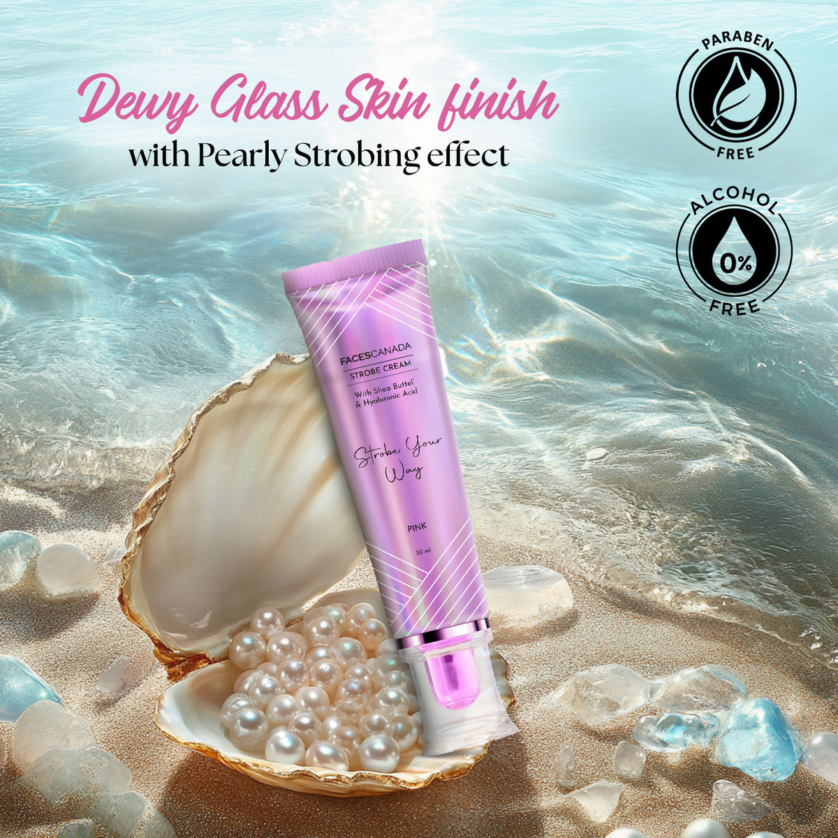 Faces Canada Strobe Cream – Pink, 30 ml - image 4