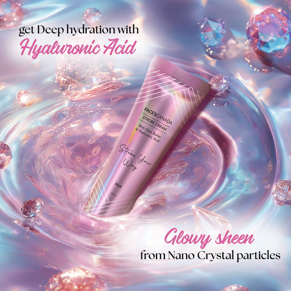 Faces Canada Strobe Cream – Pink, 30 ml - image 5