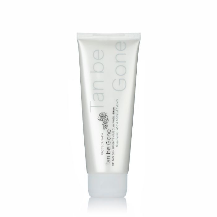 Faces Canada Tan Be Gone! De Tan Skin Brightening Clay Mask, 90 ml – Damage Reversing - Faces Canada