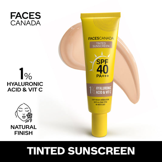 Faces Canada Tinted Sunscreen, 30 gm – SPF 40 PA+++ - Faces Canada