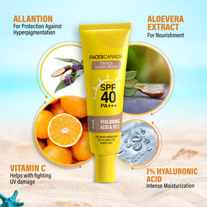 Faces Canada Tinted Sunscreen, 30 gm – SPF 40 PA+++ - image 5