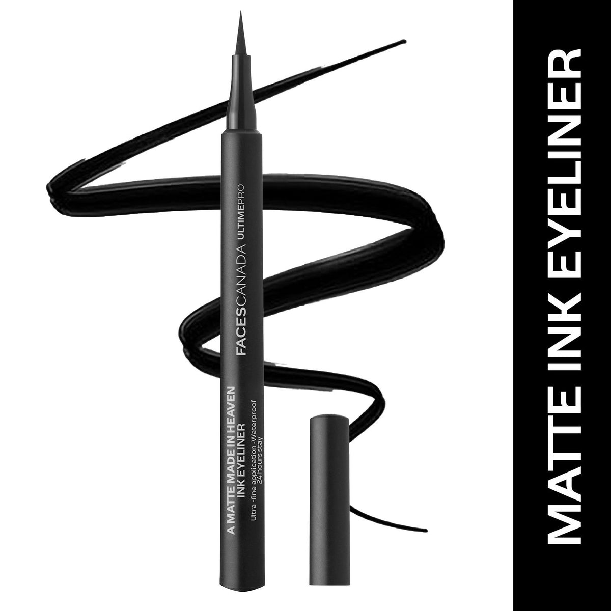 Faces Canada Ultime Pro A Matte Made in Heaven Ink Eyeliner – Black, 1.2 ml - Faces Canada