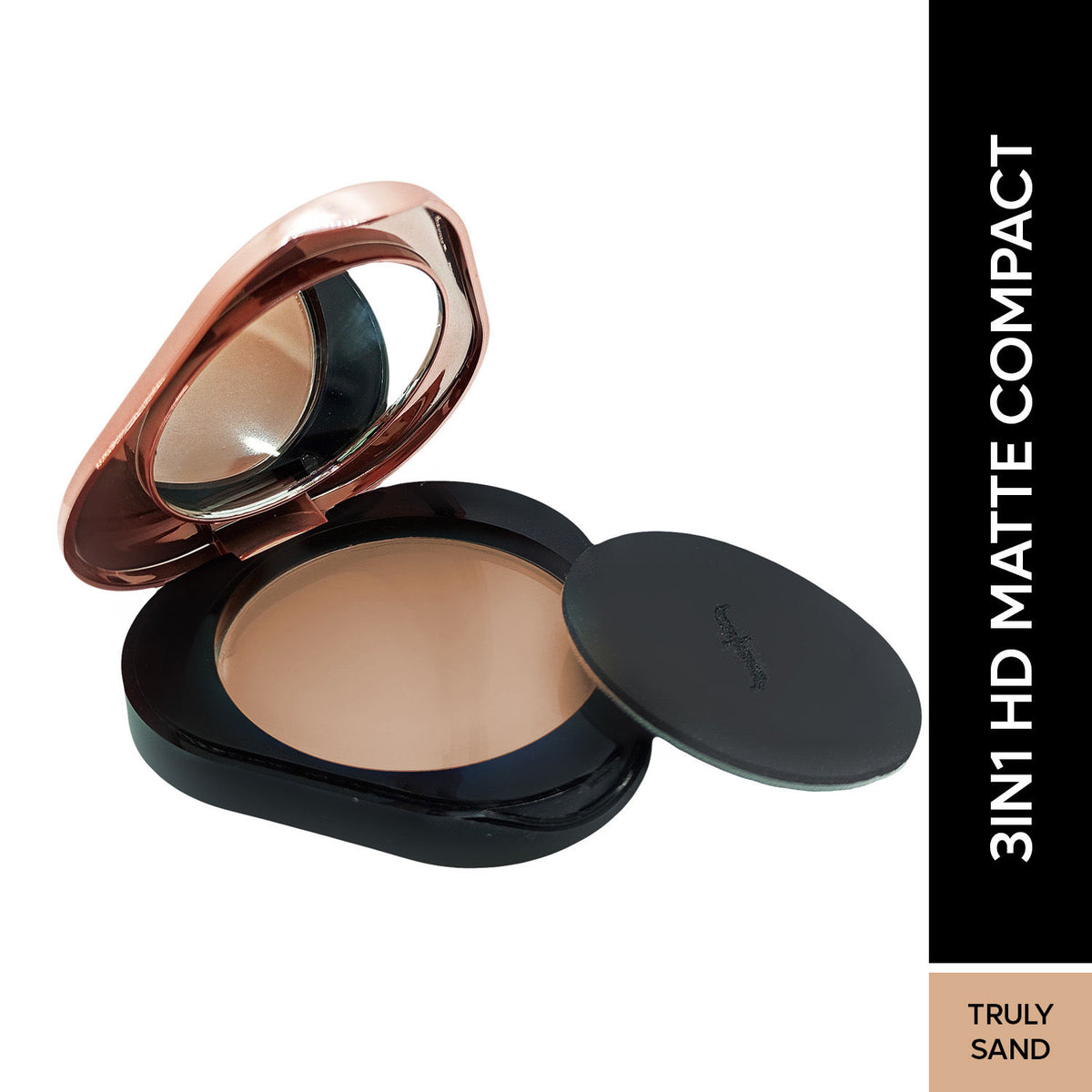 Faces Canada 3 in 1 HD Matte Compact – Truly Sand 04, 8 gm - Faces Canada