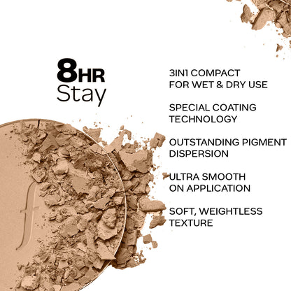 Faces Canada 3 in 1 HD Matte Compact – Truly Sand 04, 8 gm - image 2