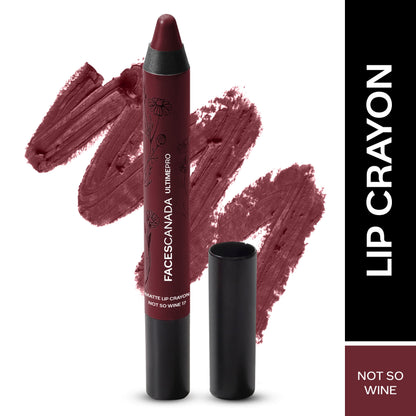 Faces Canada Ultime Pro Matte Lip Crayon – Not So Wine, 2.8 gm - Faces Canada