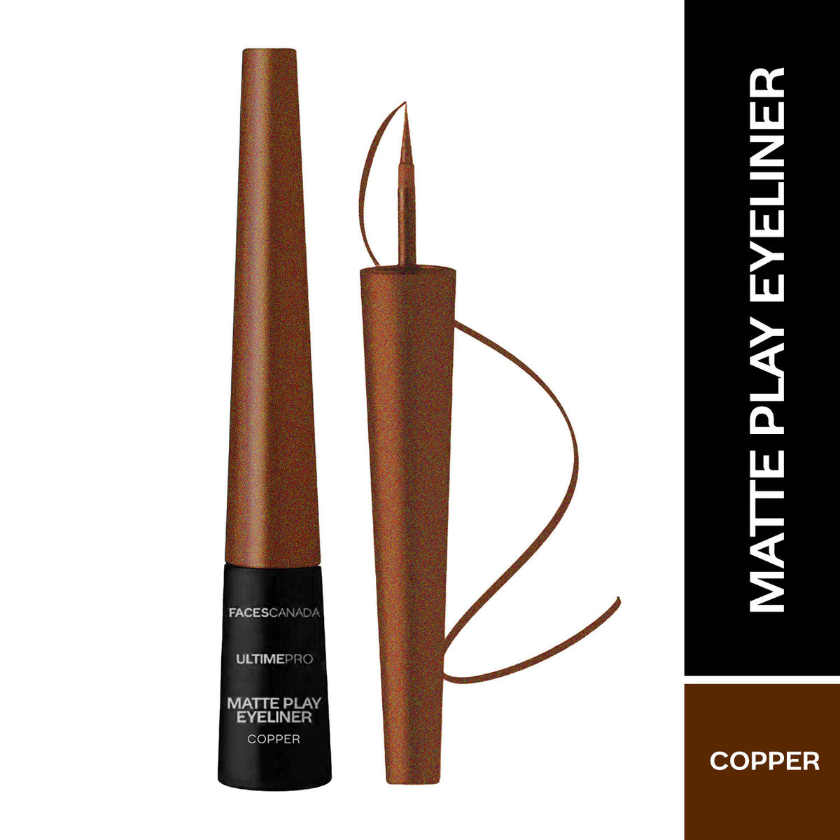 Faces Canada Ultime Pro Matte Play Eyeliner – Copper, 2.5 ml - Faces Canada