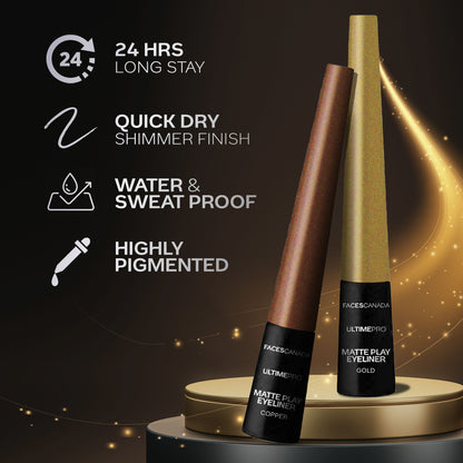 Faces Canada Ultime Pro Matte Play Eyeliner – Copper, 2.5 ml - image 2