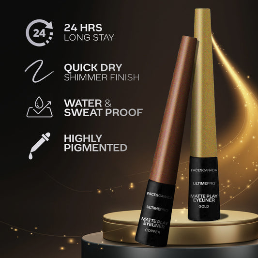 Faces Canada Ultime Pro Matte Play Eyeliner – Copper, 2.5 ml - image 2