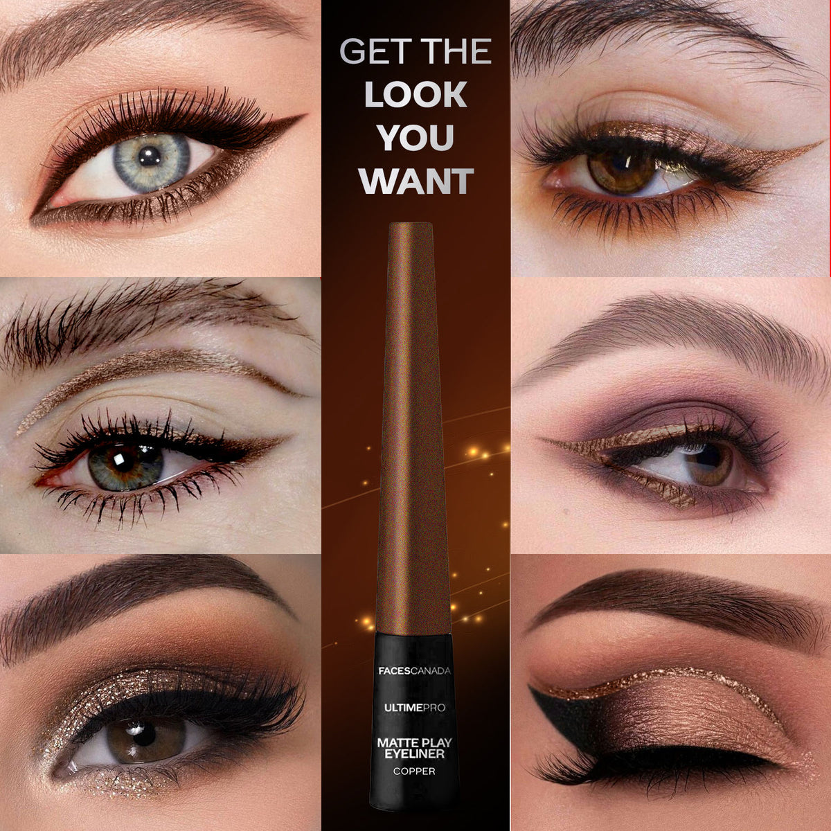 Faces Canada Ultime Pro Matte Play Eyeliner – Copper, 2.5 ml - image 4