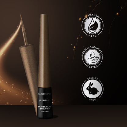 Faces Canada Ultime Pro Matte Play Eyeliner – Copper, 2.5 ml - image 5