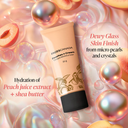 Faces Canada Peaches N Cream Tinted Moisturizer – Light 01, 35 gm - image 3