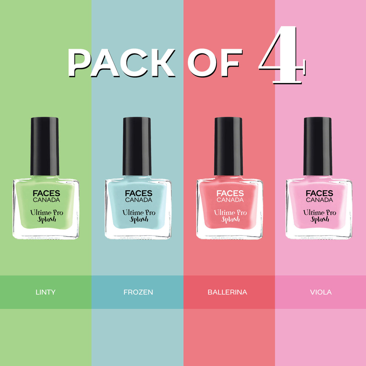 Faces Canada Ultime Pro Splash Mini Combo – Pastel Paradise, 22.4 ml - image 2