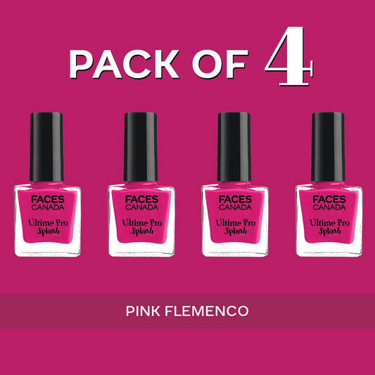 Faces Canada Ultime Pro Splash Nail Enamel Combo Of 3 – Pink Flemenco 21 (8 ml x 3) - image 2