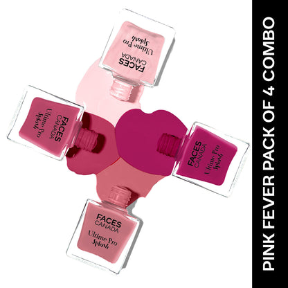 Faces Canada Ultime Pro Splash Nail Enamel – Pink Fever Combo - Faces Canada