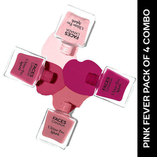 Faces Canada Ultime Pro Splash Nail Enamel – Pink Fever Combo - Faces Canada