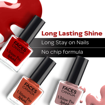 Faces Canada Ultime Pro Splash Nail Enamel – Plum 207 (8 ml) - image 4