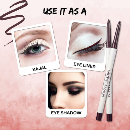 Faces Canada Ultime Pro Twist Eye Kajal Liner – Plum, 0.35 gm - image 4