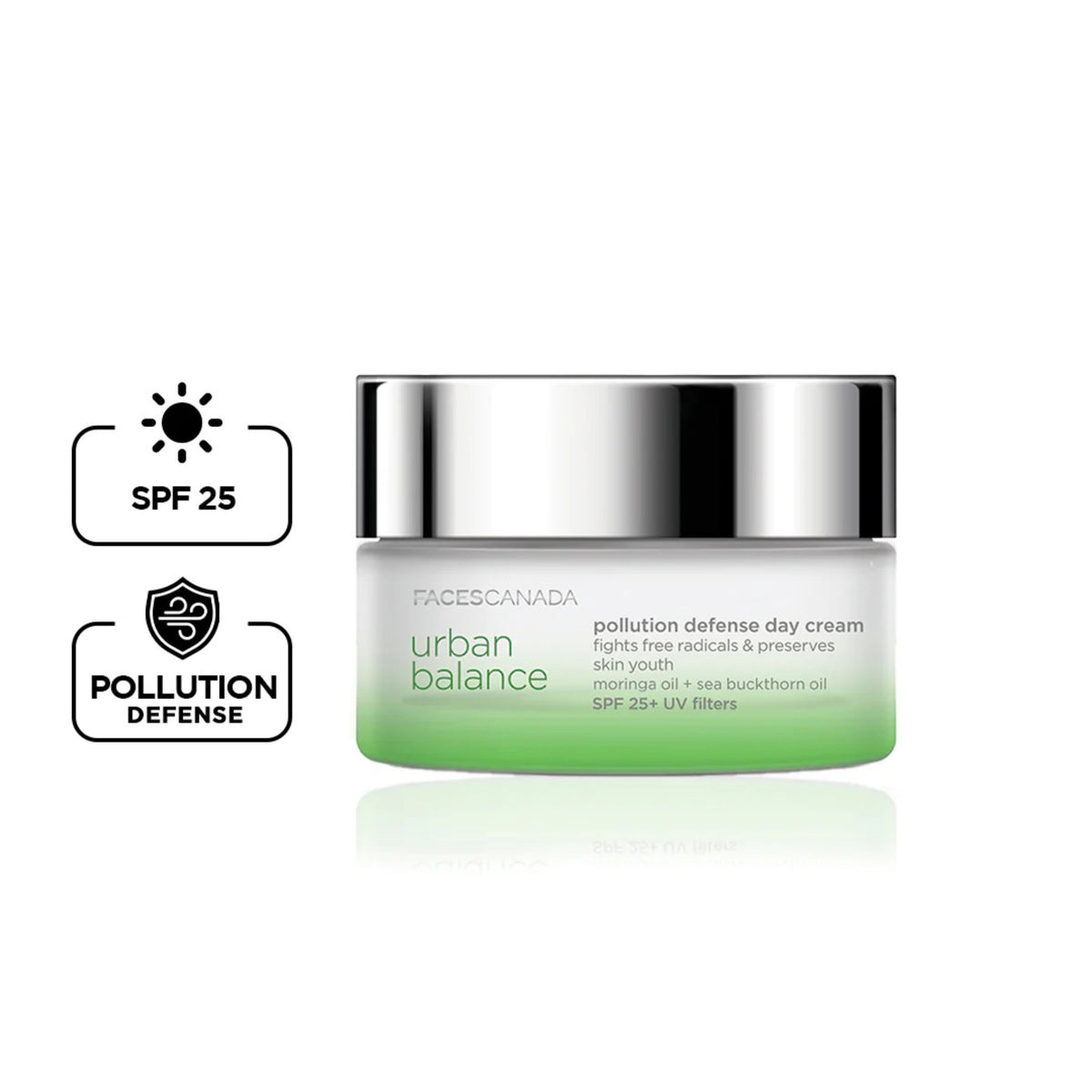 Faces Canada Urban Balance Pollution Defence Day Cream (50 gm) – For All Skin Types - Faces Canada