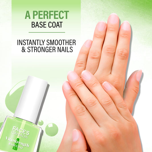 Faces Canada VitaStrength Base Coat, 5 ml – Strengthens Nails - image 2
