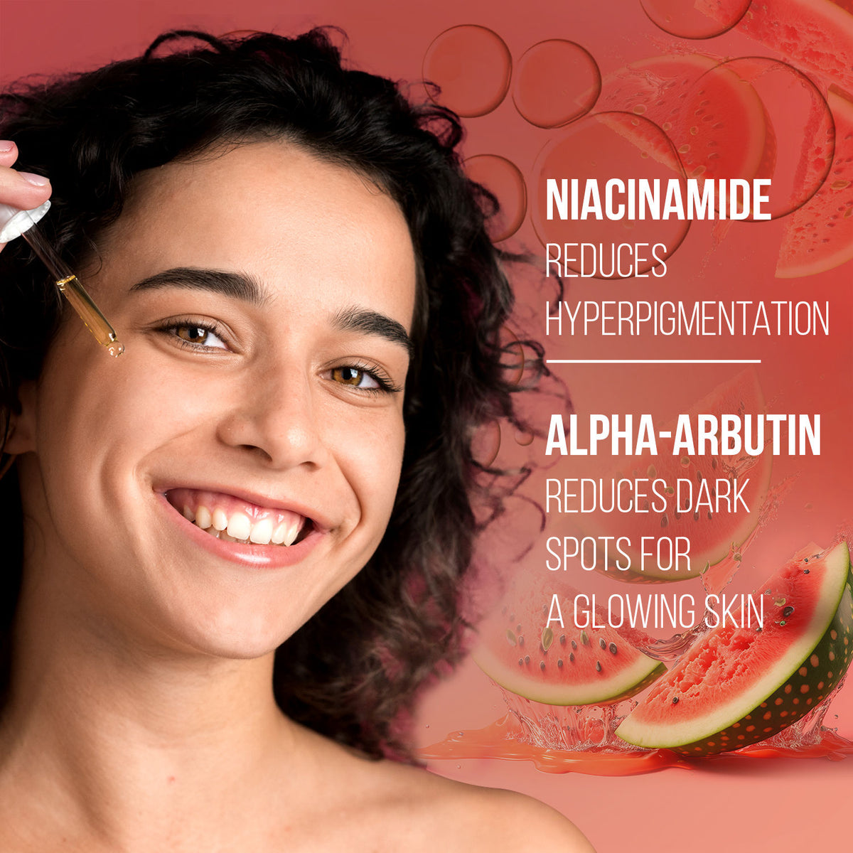 Faces Canada Watermelon Glowy Fresh Face Serum, 27 ml – Niacinamide & Alpha-Arbutin - image 3