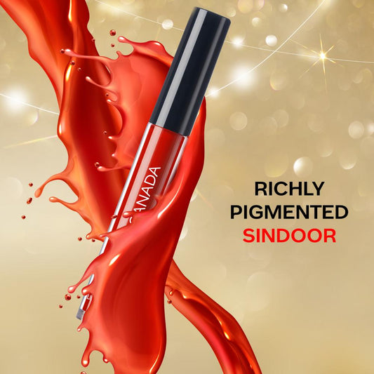 Faces Canada Wedding Glow Kit -Liquid Sindoor – Maroon 2.5 ml + Splash Nail Enamel - image 2
