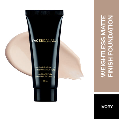 Faces Canada Weightless Matte Foundation – Grape extracts & Shea Butter - Faces Canada