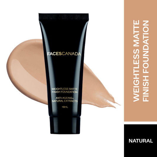 Faces Canada Weightless Matte Foundation – Grape extracts & Shea Butter - Faces Canada