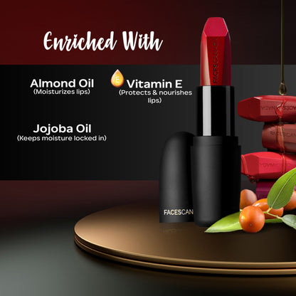 Faces Canada Weightless Matte Lipstick – Royal Maroon 16 (Maroon), 4.5 gm - image 4