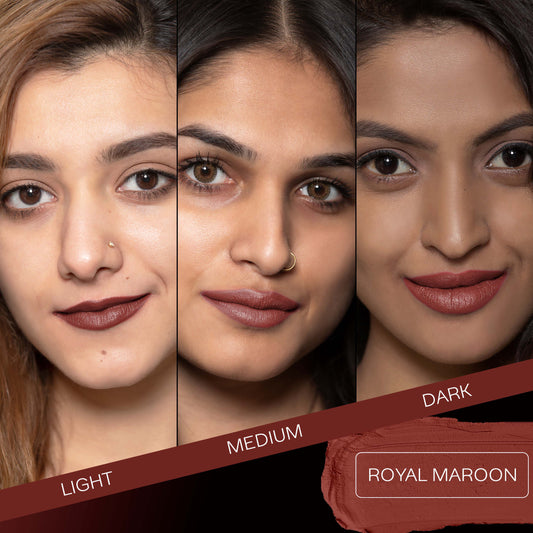 Faces Canada Weightless Matte Lipstick – Royal Maroon 16 (Maroon), 4.5 gm - image 2