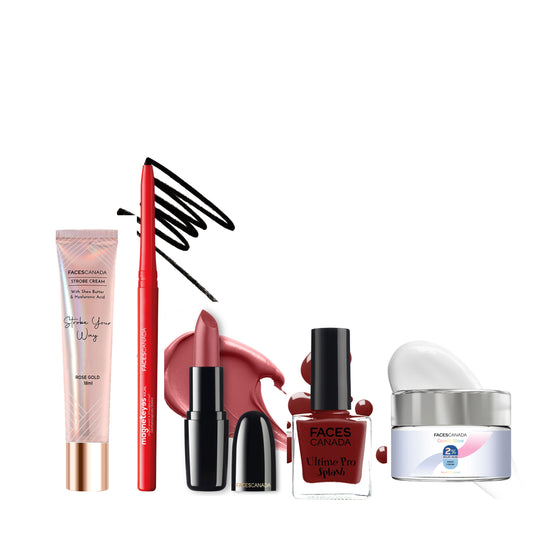 Faces Canada Winter Radiant Glow Combo – Pack of 5 - Faces Canada