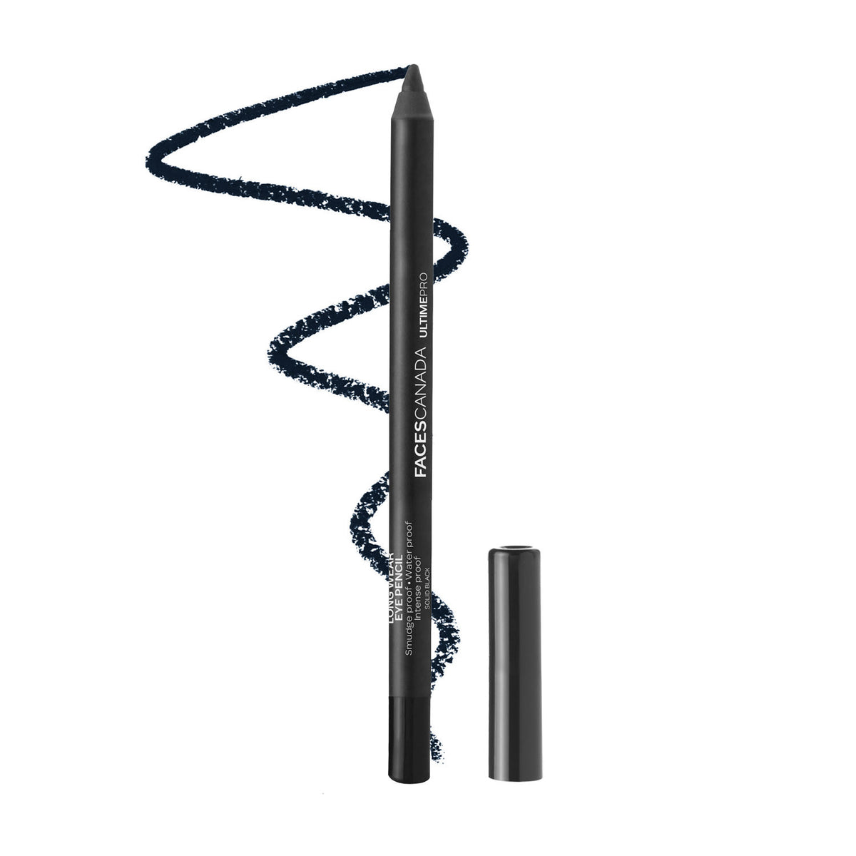 Faces Canada Ultime Pro Longwear Eye Pencil – Solid Black 02 1.2 gm - Faces Canada